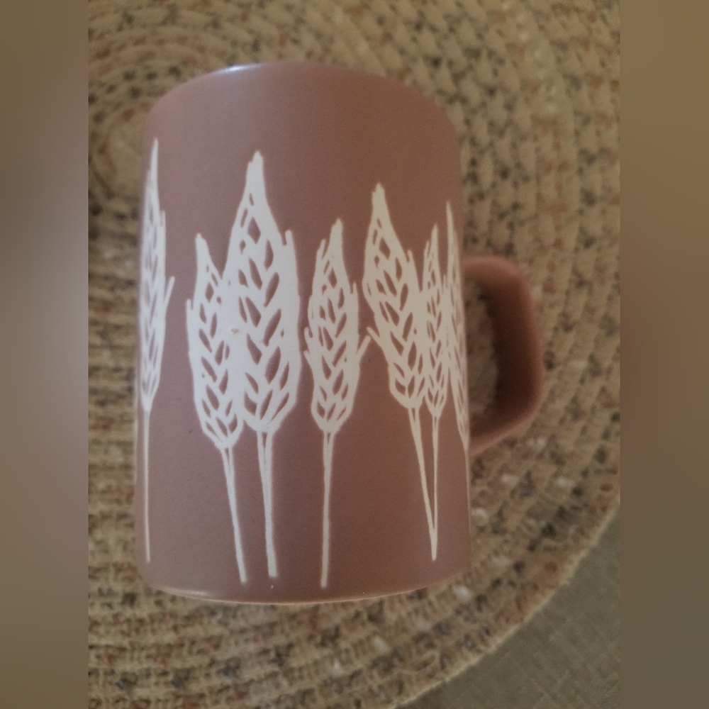Ore' Originals Cuppa Colors Floral & Wheat Design (Set of 2) - Picture 3 of 5